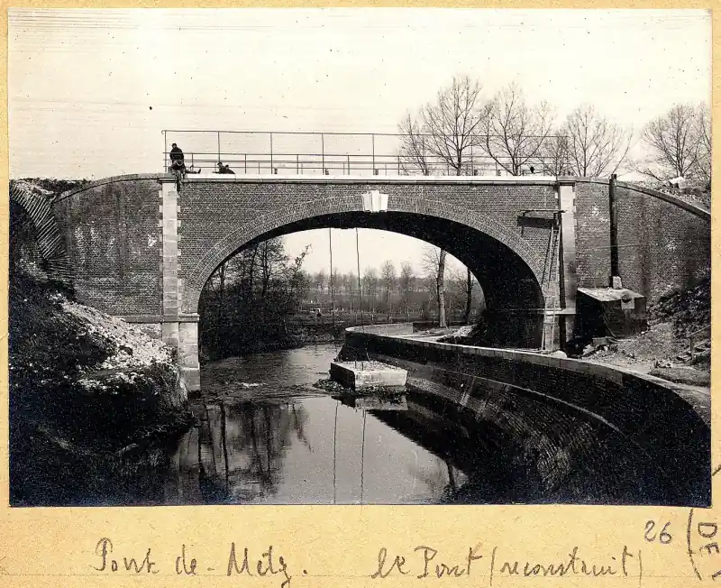 Le pont reconstruit sur la Selle à Pont-de-Metz (photo d'archive)